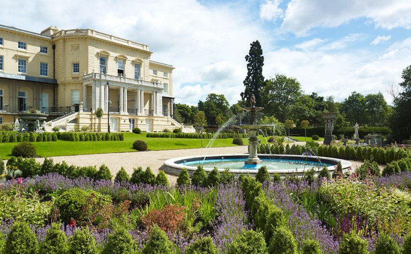 The Formal Italian Gardens and back of the Mansion House